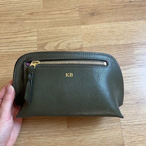 Lotuff Leather Pouch monogramed - Picture 1 of 4